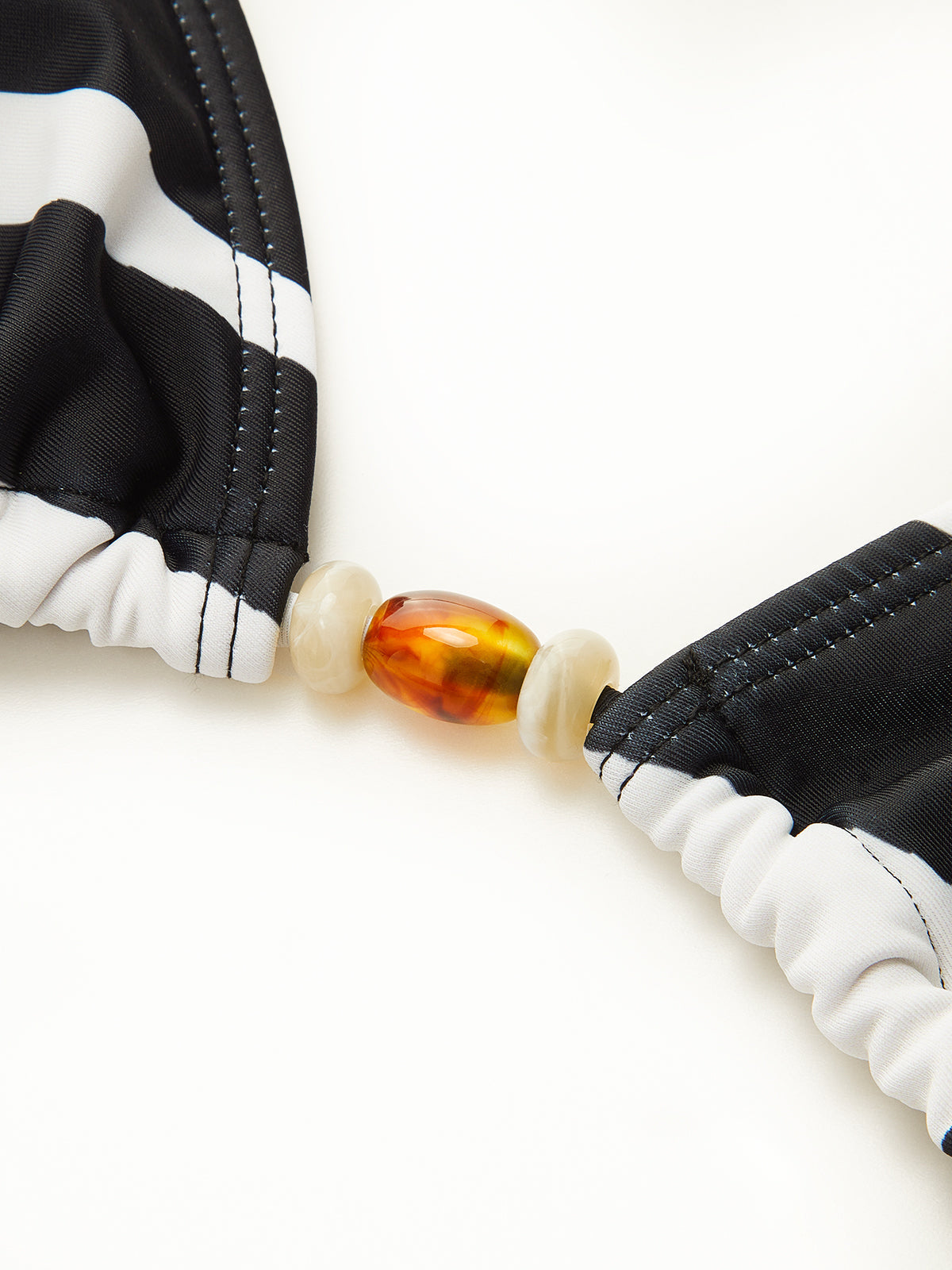 Çizgili Üçgen Bikini Takımı