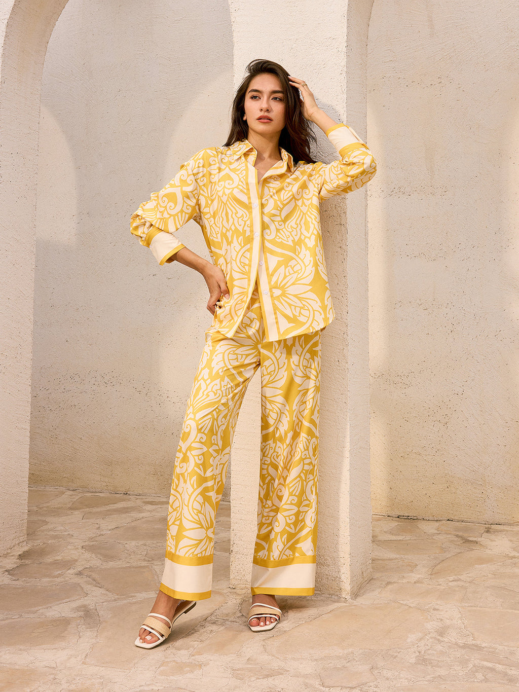 Büyük Beden Desenli Gömlek