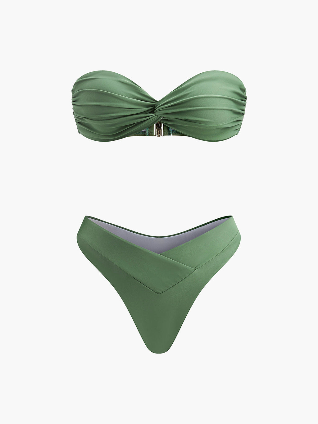 Twist Bandeau Bikini Takımı