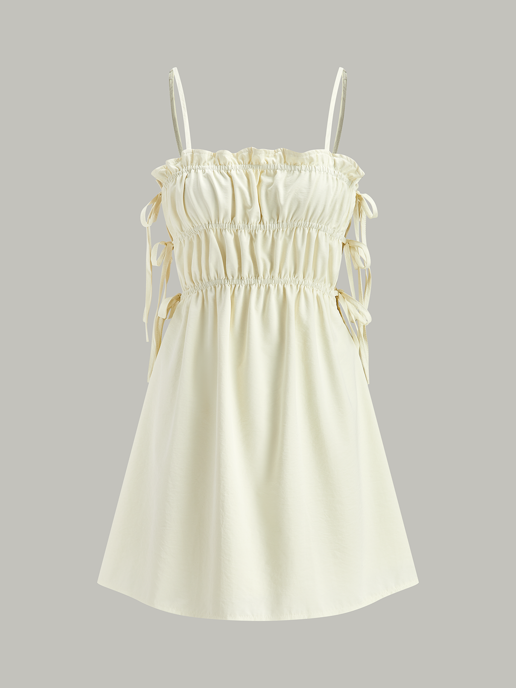 Bağcıklı Bel Askılı Elbise