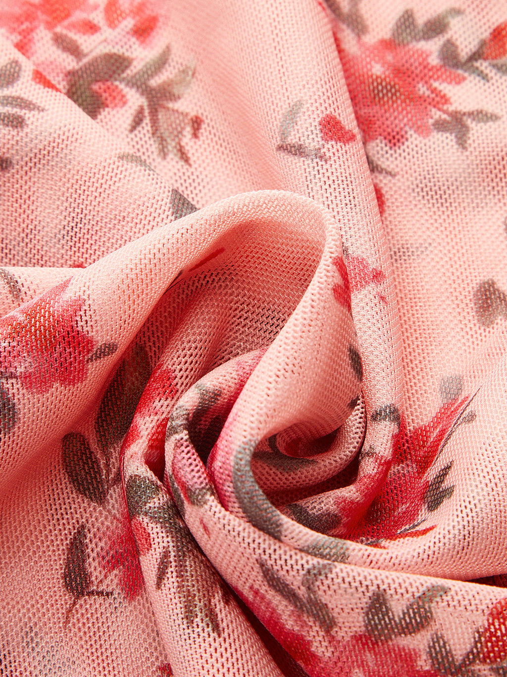 Baskılı Derin V Elbise