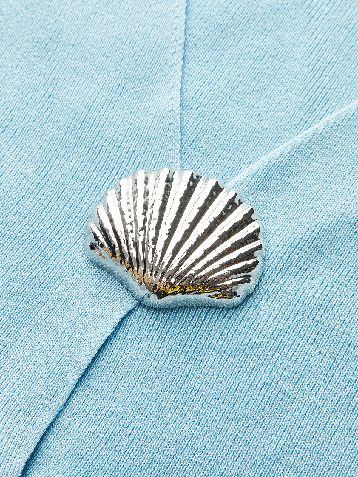 Kabuk Düğmeli Örgü Yelek