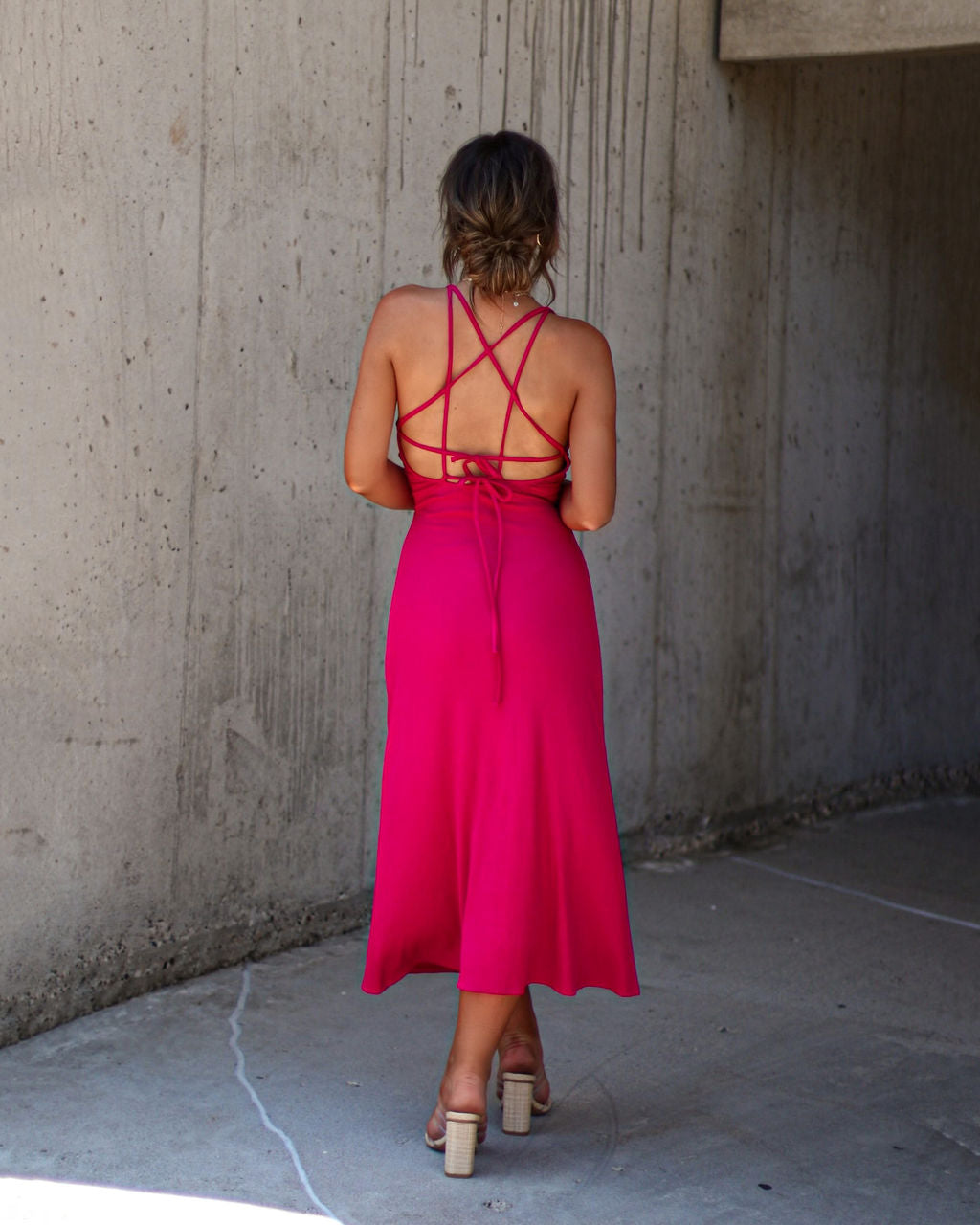 Zya Dantelli Midi Elbise