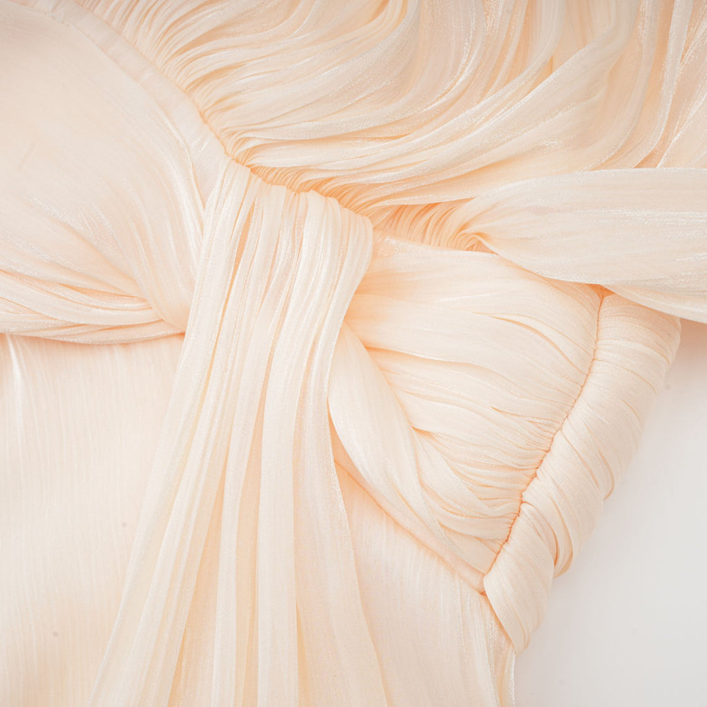 Eugénie Nötr Pilili Fırfırlı Mini Elbise