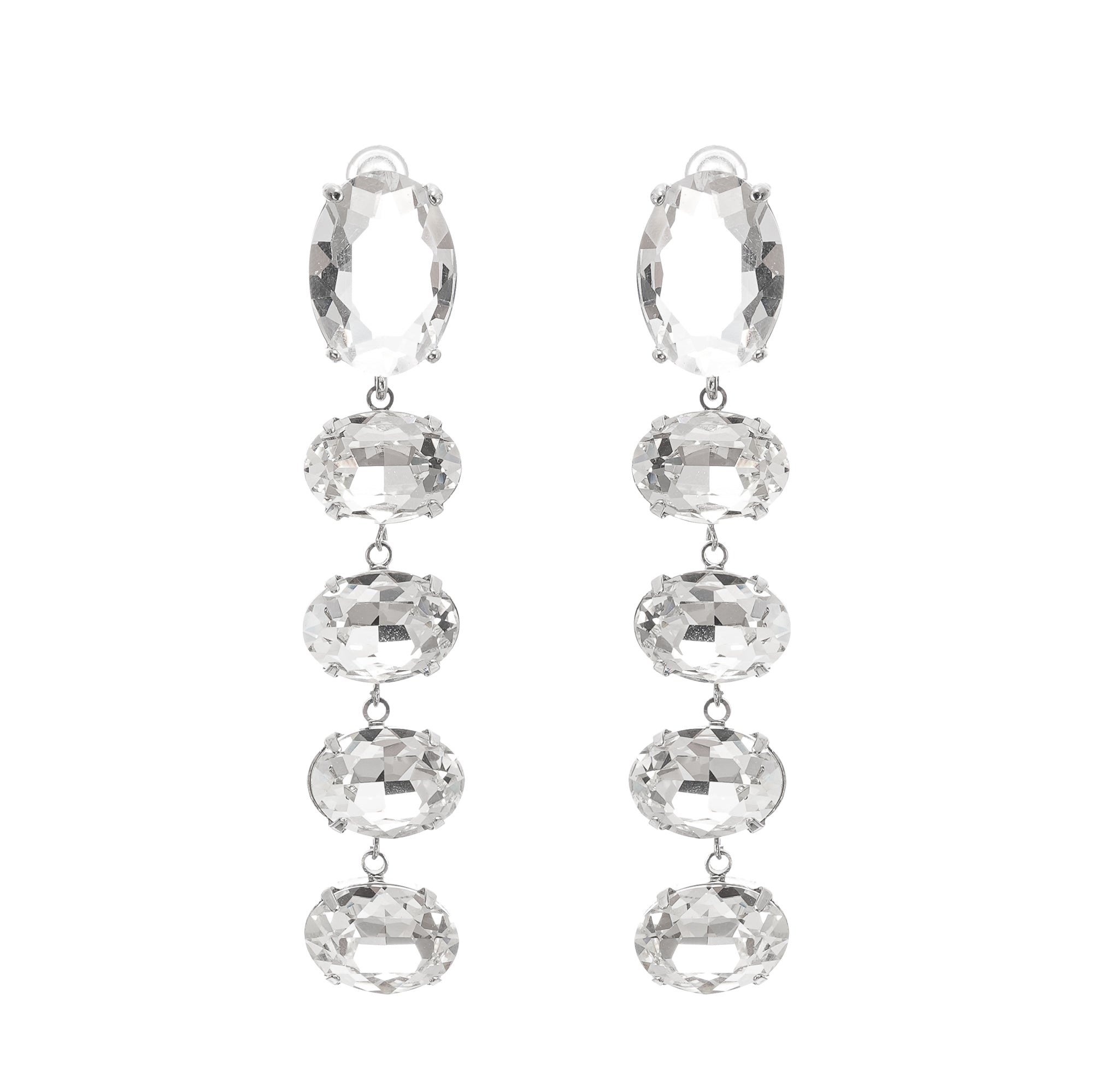 Felicia Kristal Süslemeli Sallantılı Küpeler