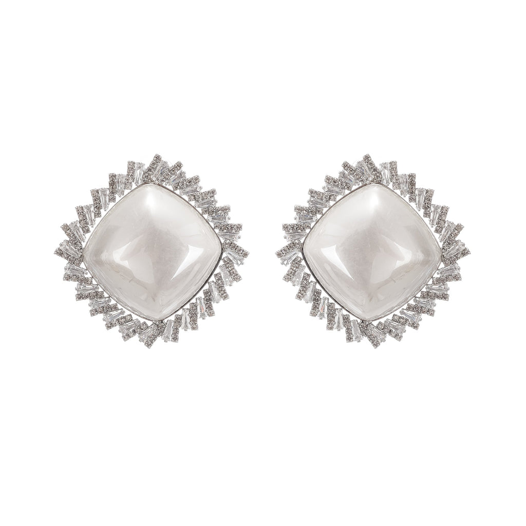 Marilyn Kristal Süslemeli Saplama Küpe