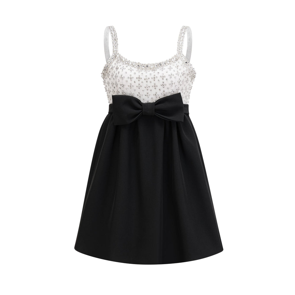 Parisa fiyonklu mini elbise