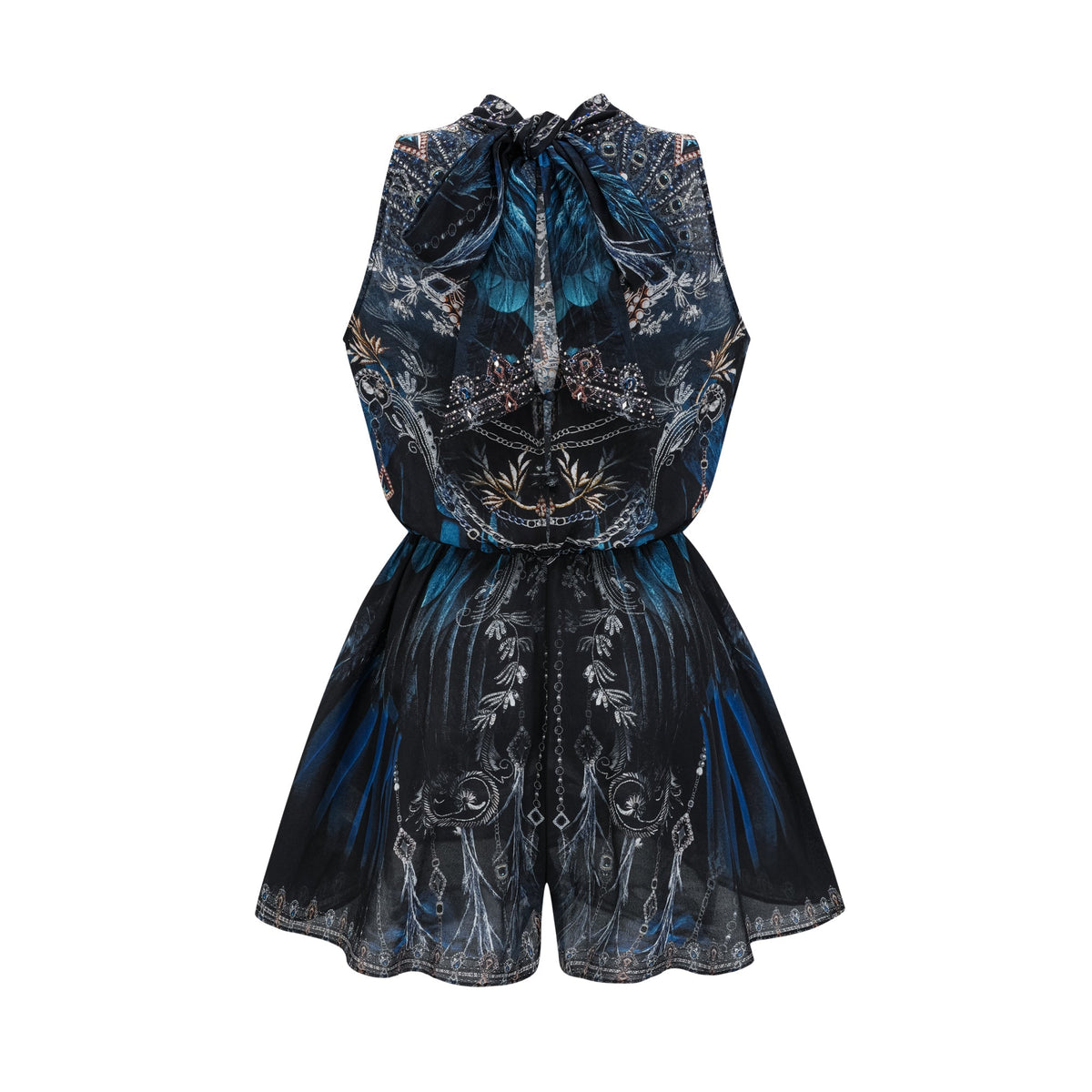 Margaux desenli mini elbise