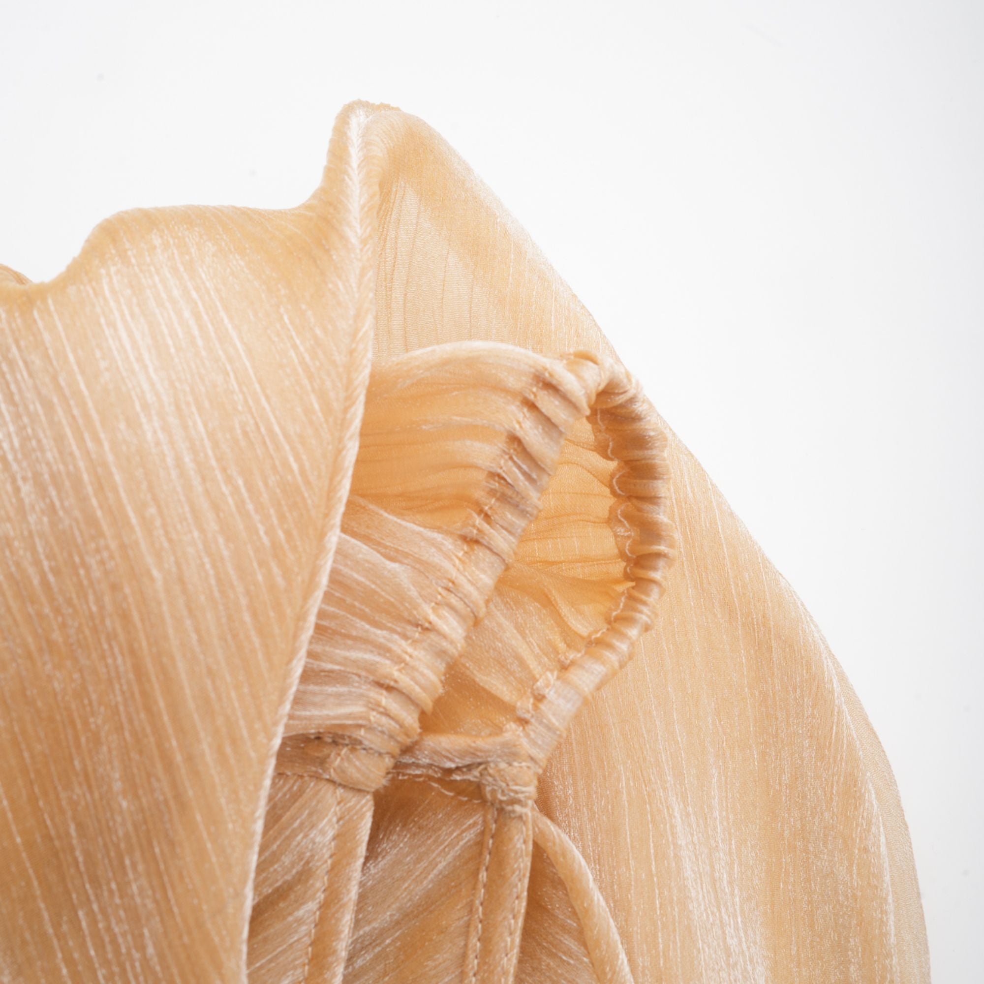 Adelina Altın Kristal Süslemeli Panelli Mini Elbise