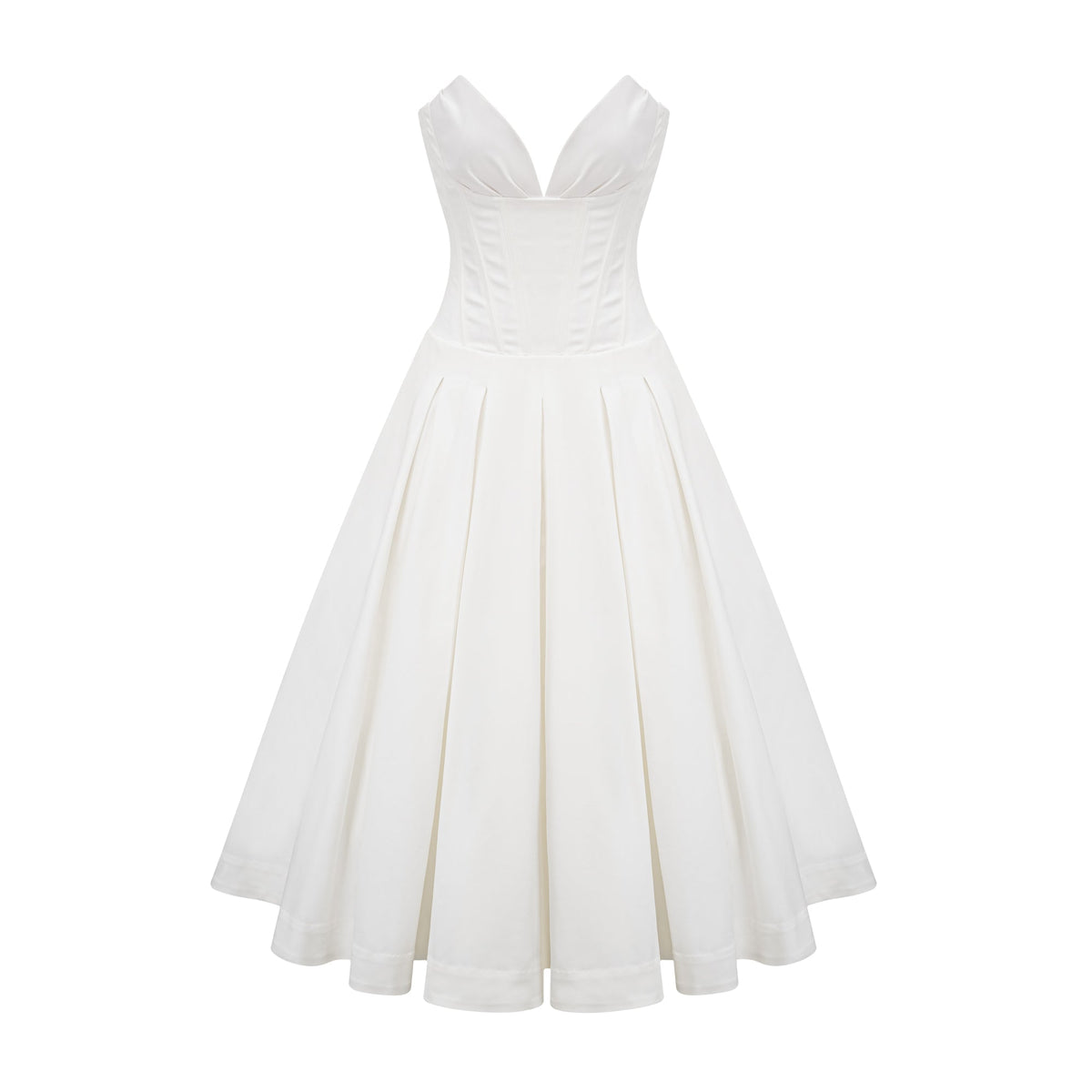 Katherine korse midi Beyaz