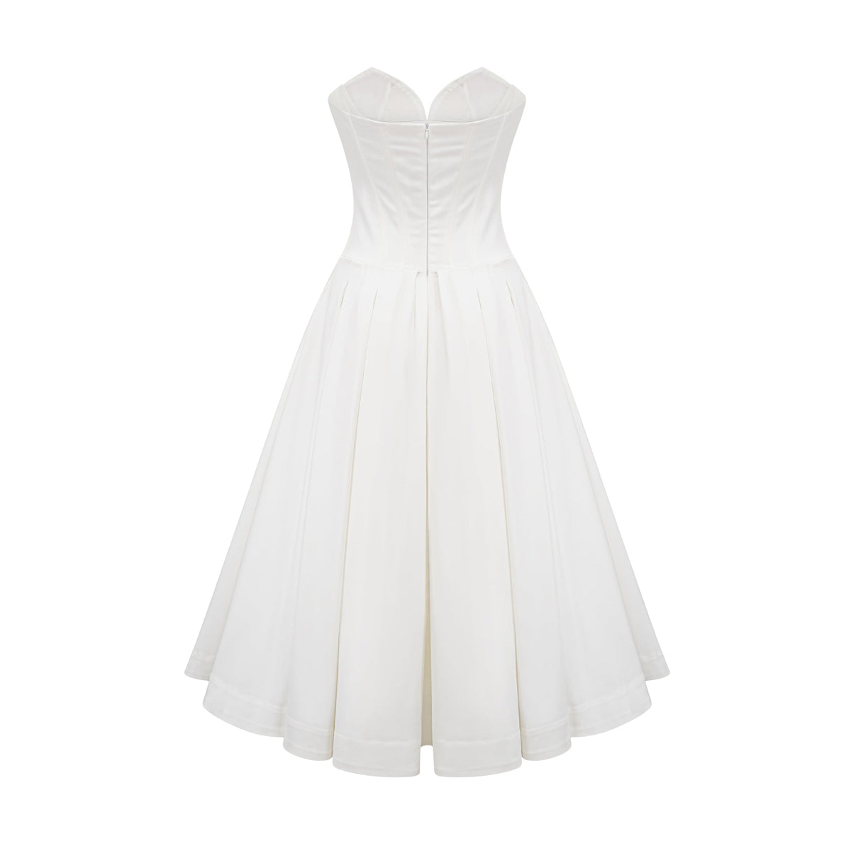 Katherine korse midi Beyaz