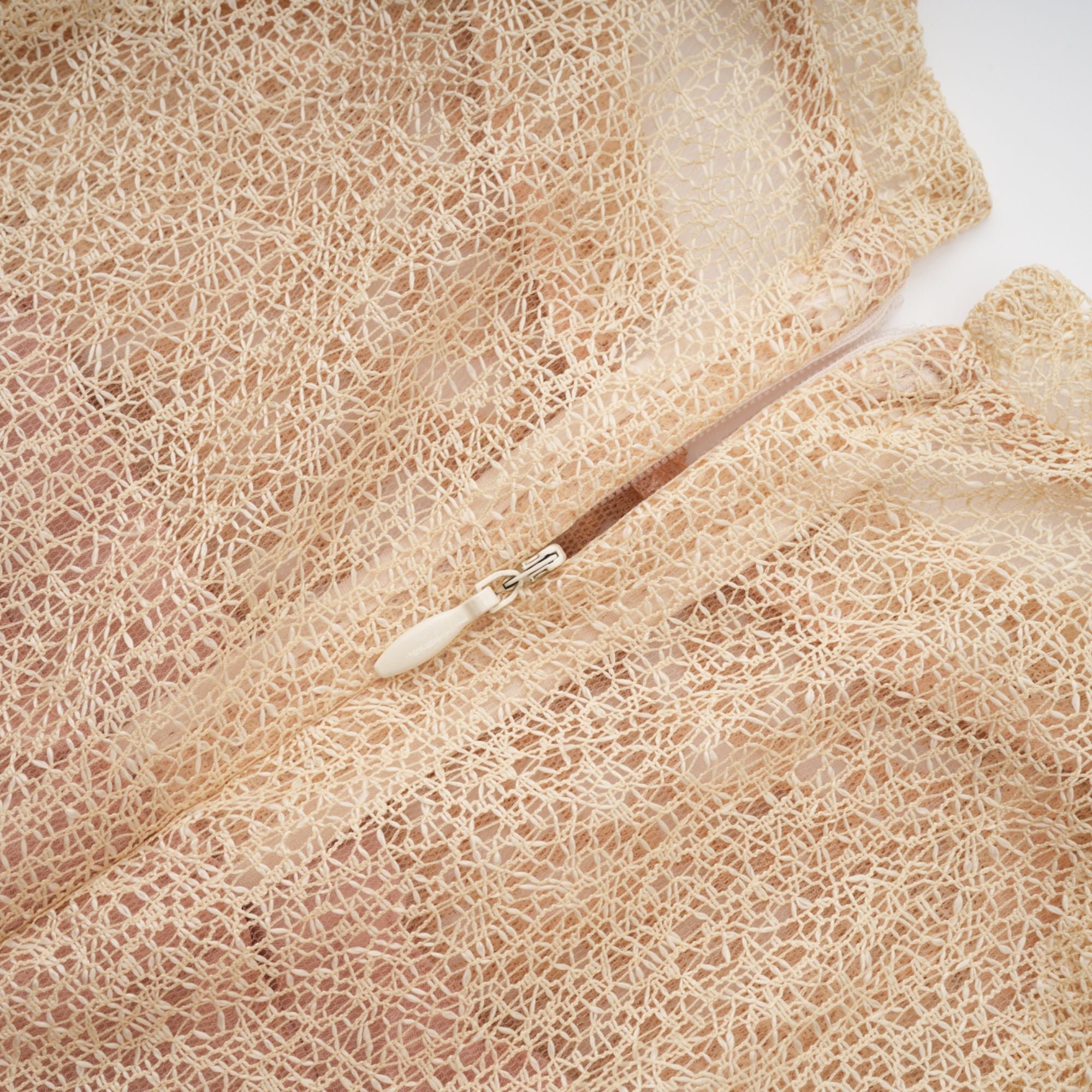 Nerissa İşlemeli Pilili Midi Elbise