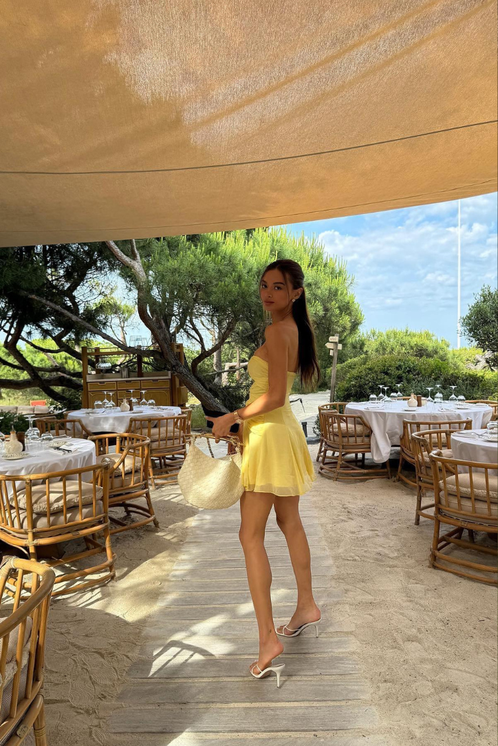 Elara Altın Yüzük Mini Elbise