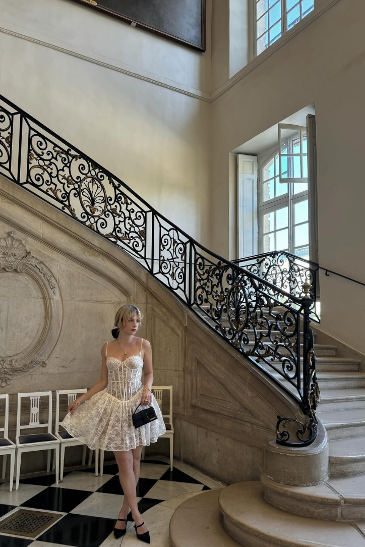 Lyra Dantel Mini Elbise