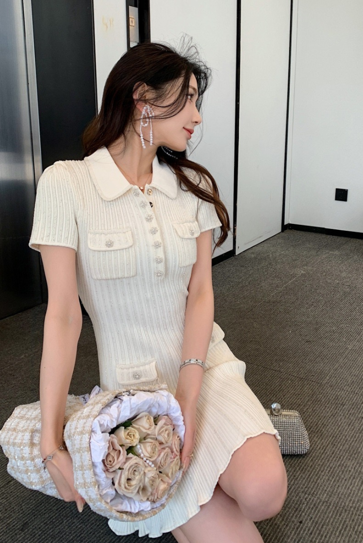 Kaela Ribanalı Mini Elbise