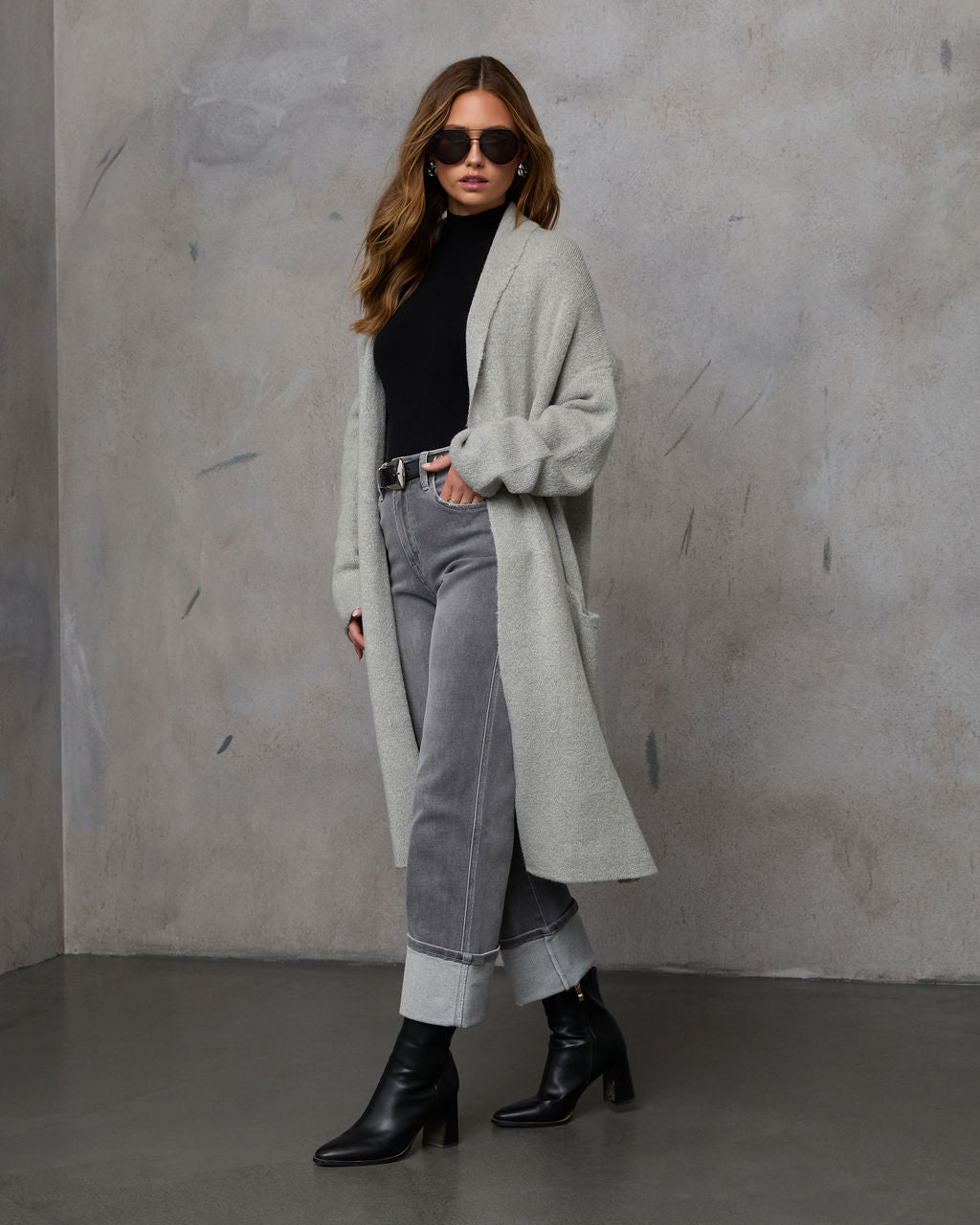 Homebound Örgü Duster Hırka