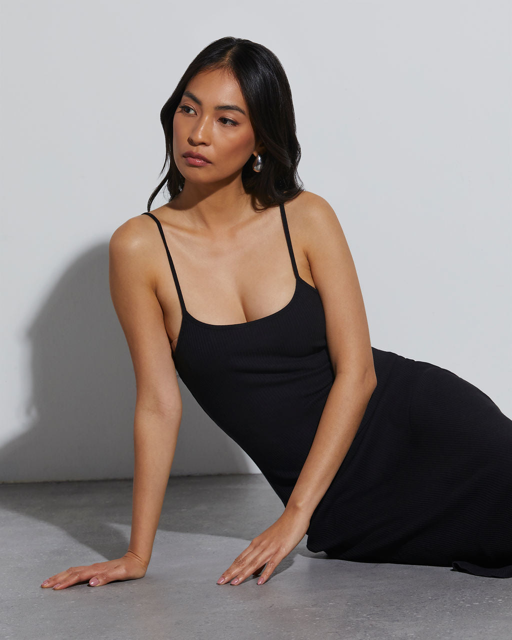 Tamra Bodycon Tank Midi Elbise