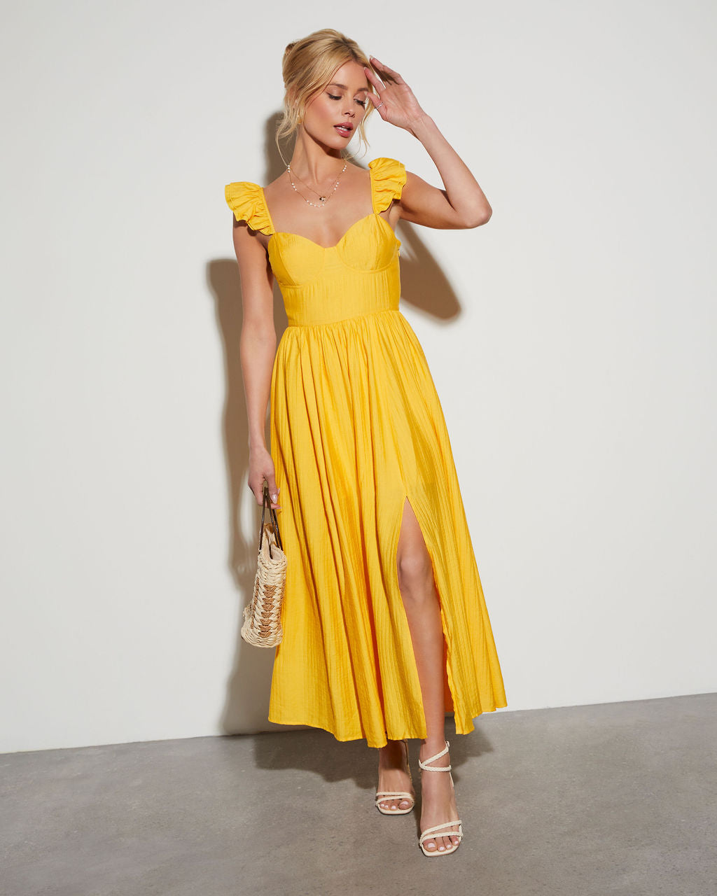 Büyülü Zarafet Midi Elbise