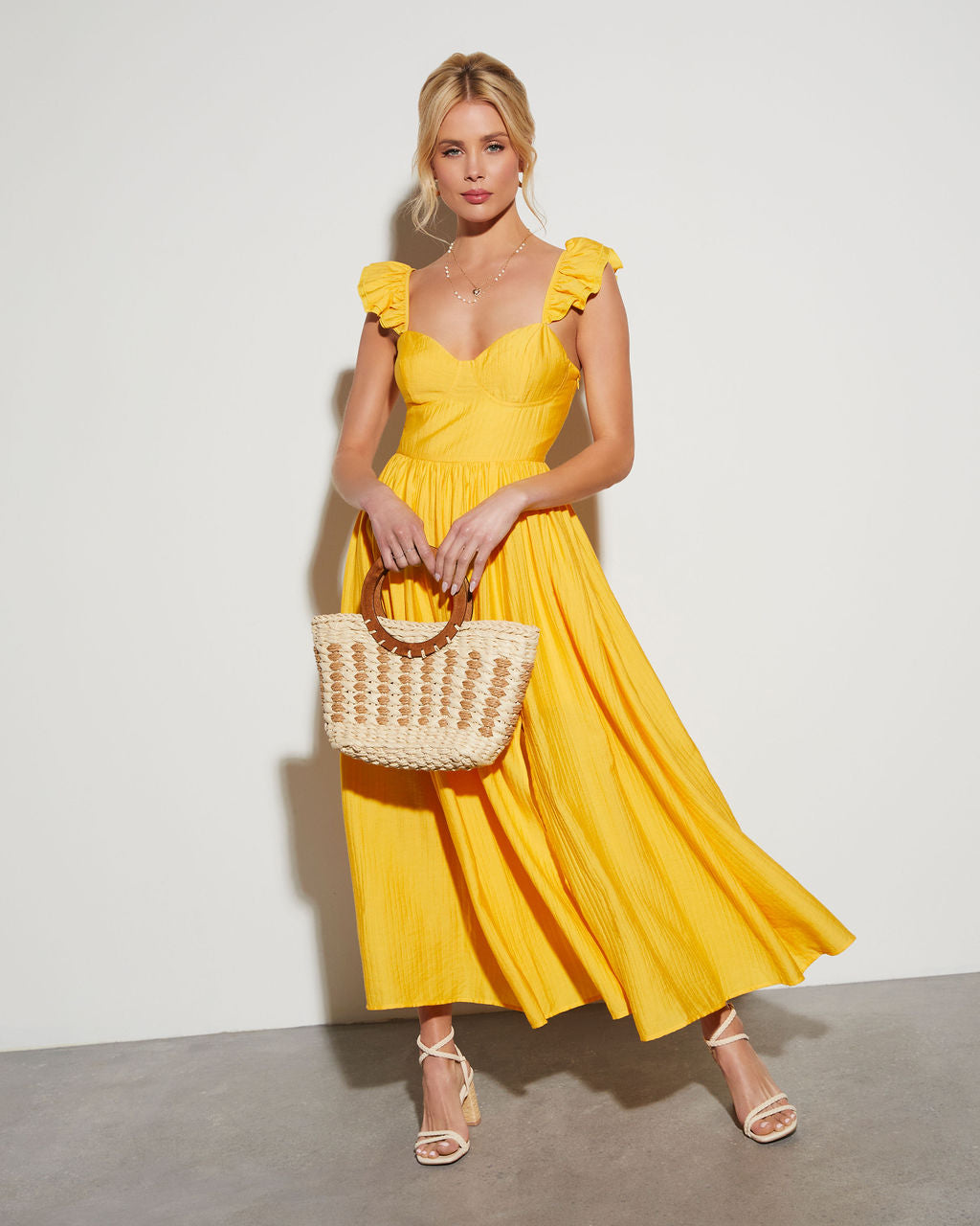 Büyülü Zarafet Midi Elbise