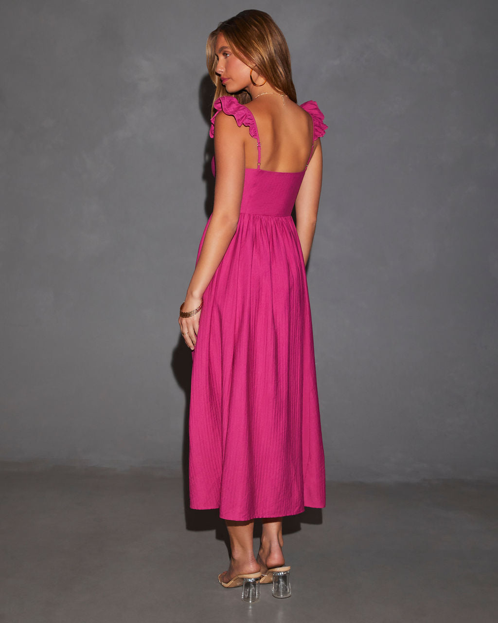 Büyülü Zarafet Midi Elbise