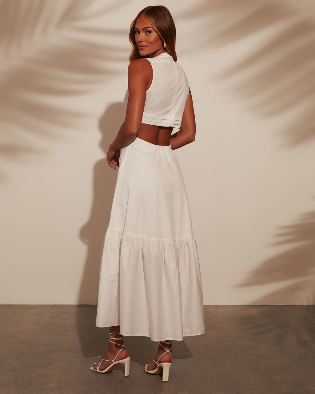 Mari Kesim Midi Elbise