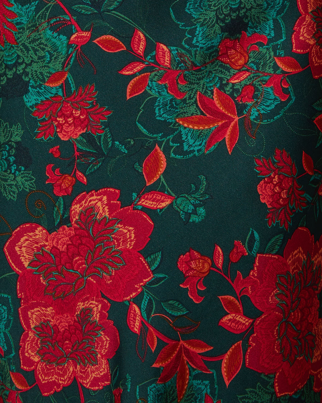 Aşk Büyüsü Baskılı Midi Elbise