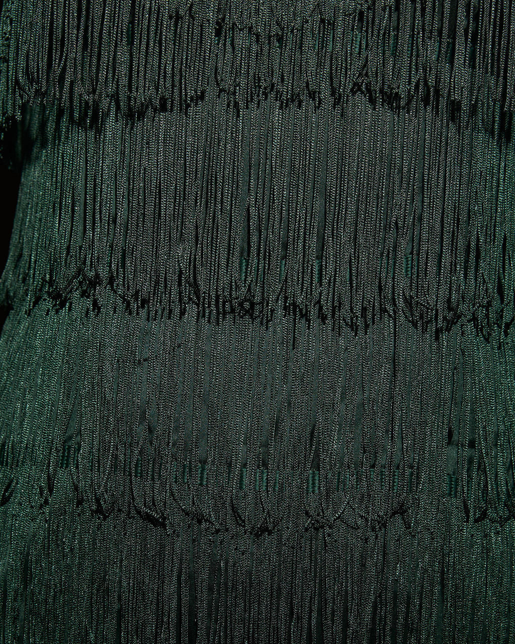 Speakeasy Katlı Püsküllü Midi Elbise