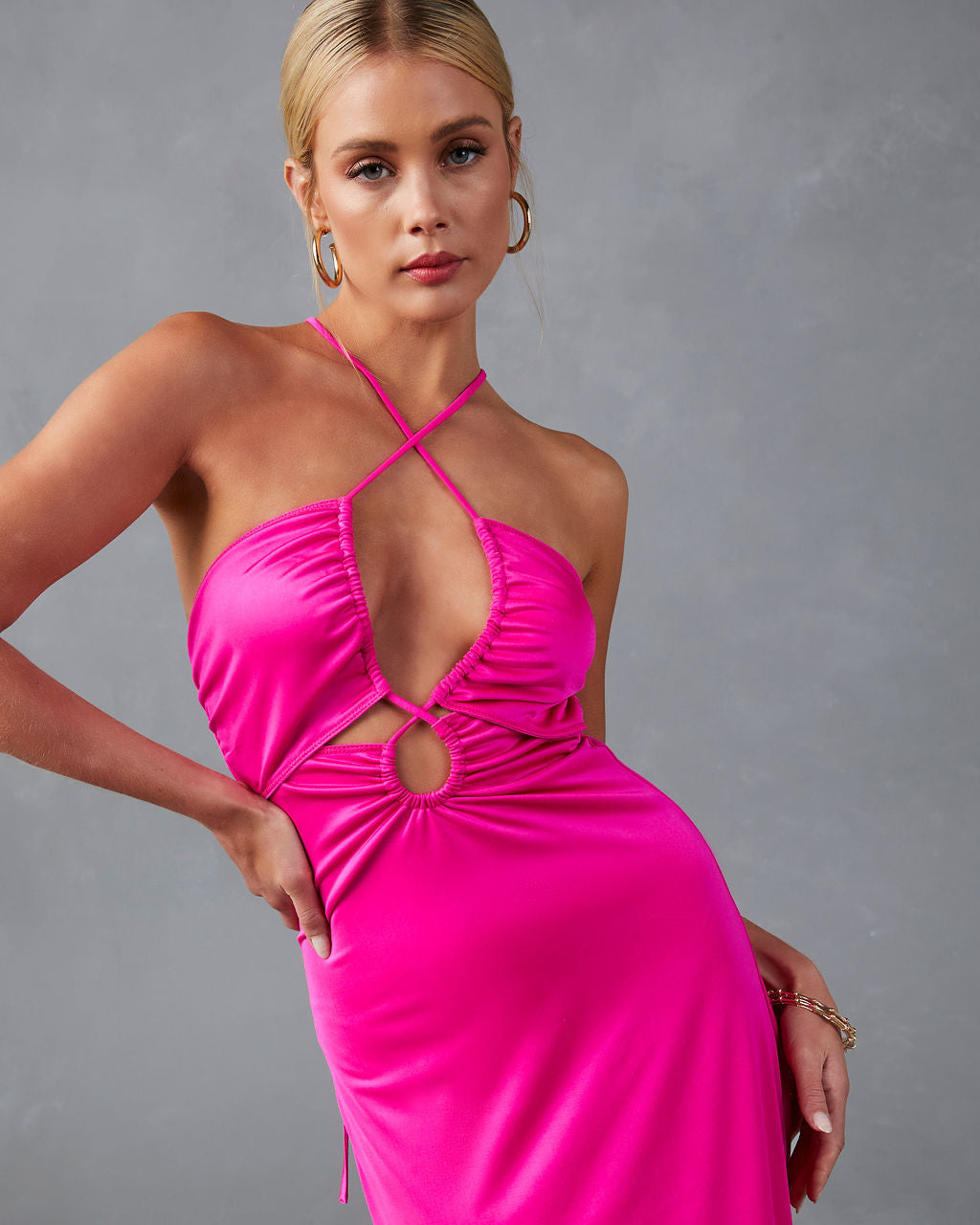 Sweet Amore Kesim Midi Elbise