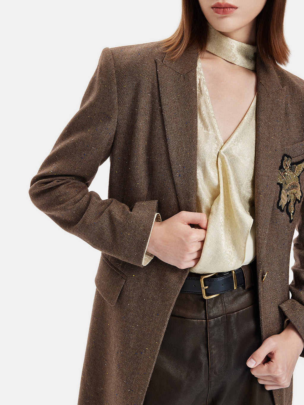 Vintage Fransız İşlemeli Kaban