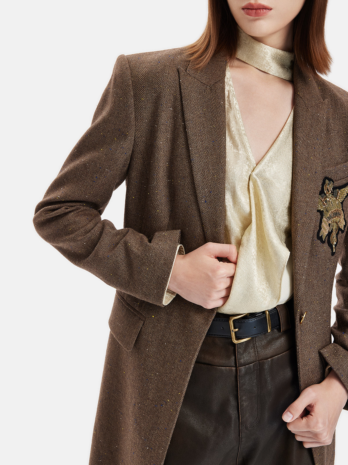 Vintage Fransız İşlemeli Kaban