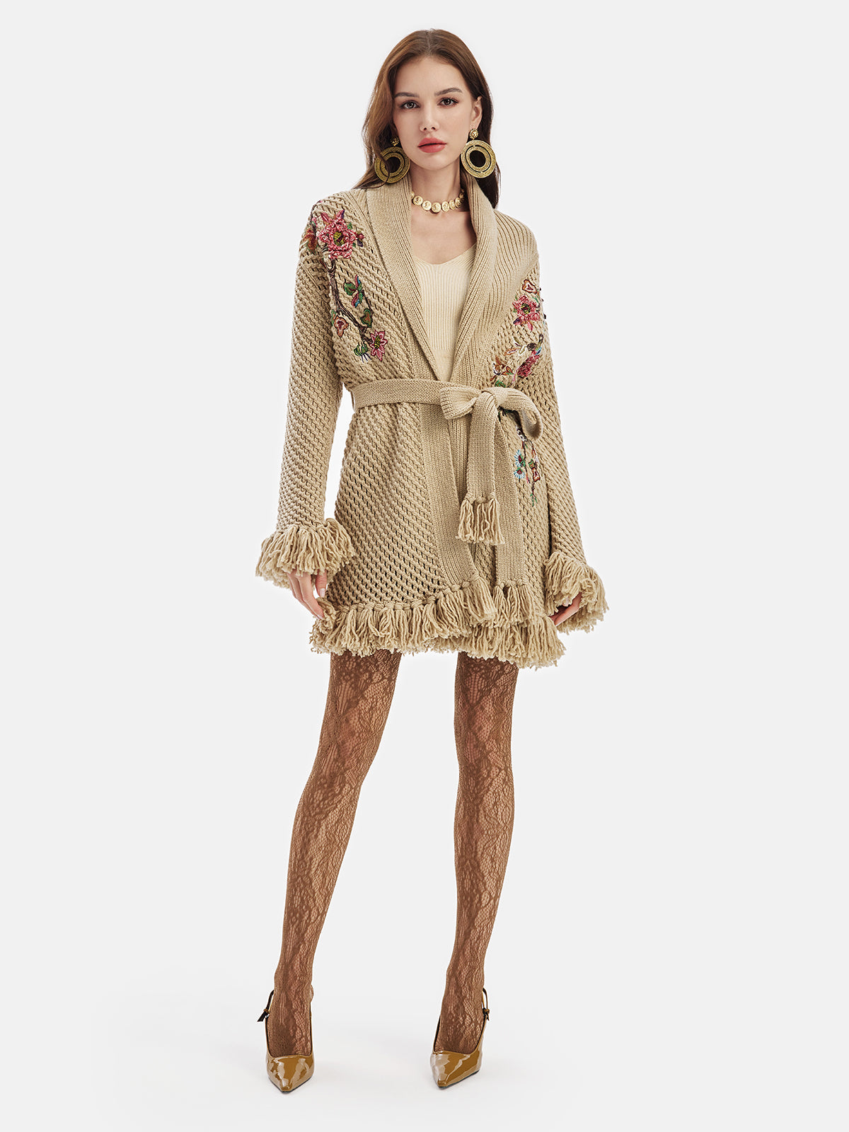 El İşi Çiçek Rölyef Kaban