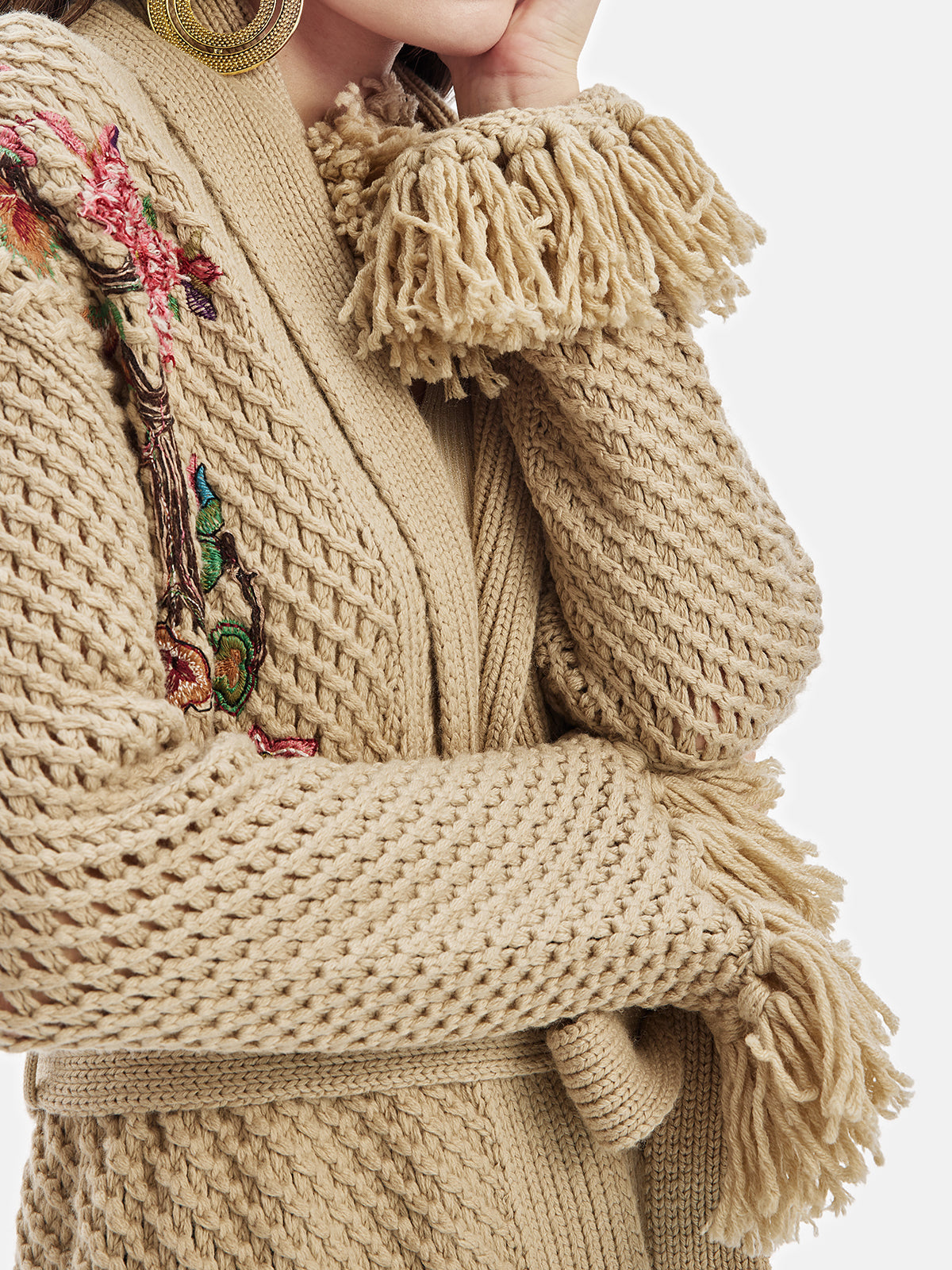 El İşi Çiçek Rölyef Kaban