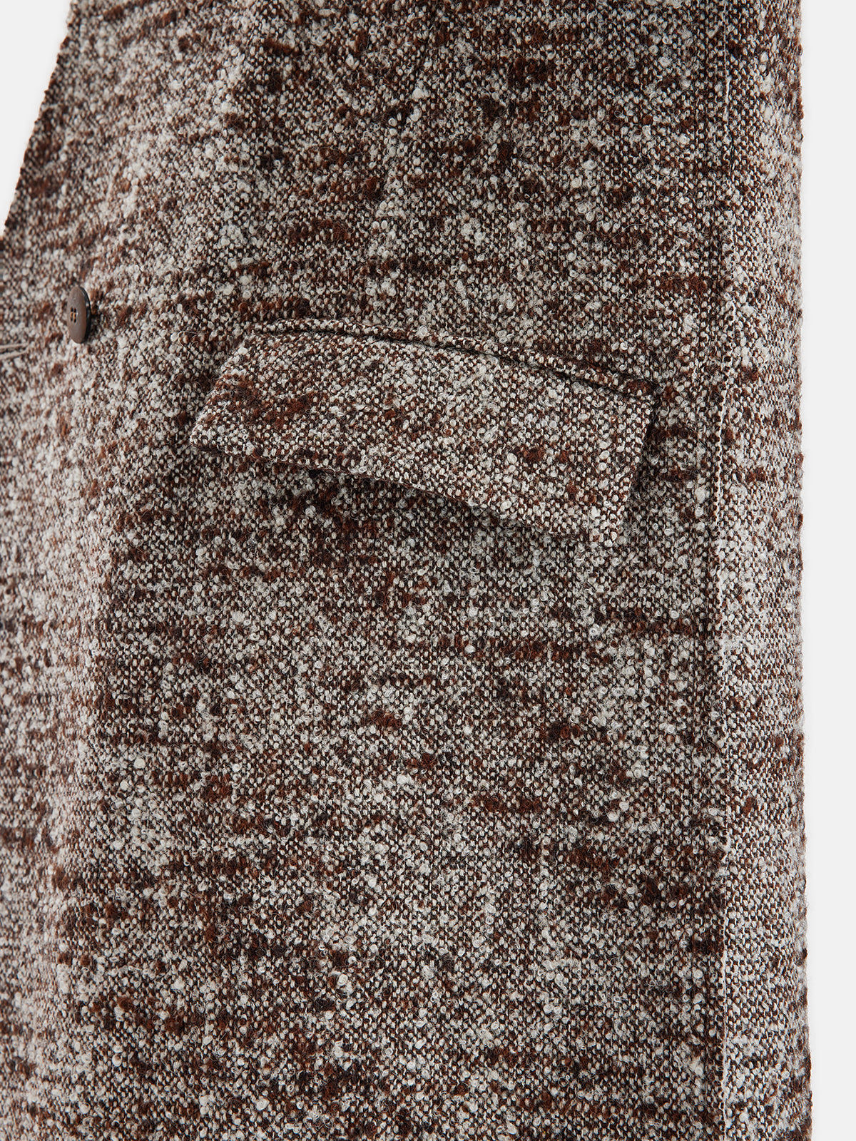 Heritage Chic Büyük Beden V Yaka Yün Karışımlı Kaban