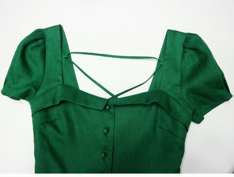 Estelle Keten Elbise