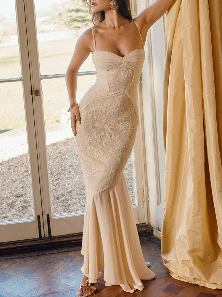 Denizkızı Bodycon Maksi Elbise