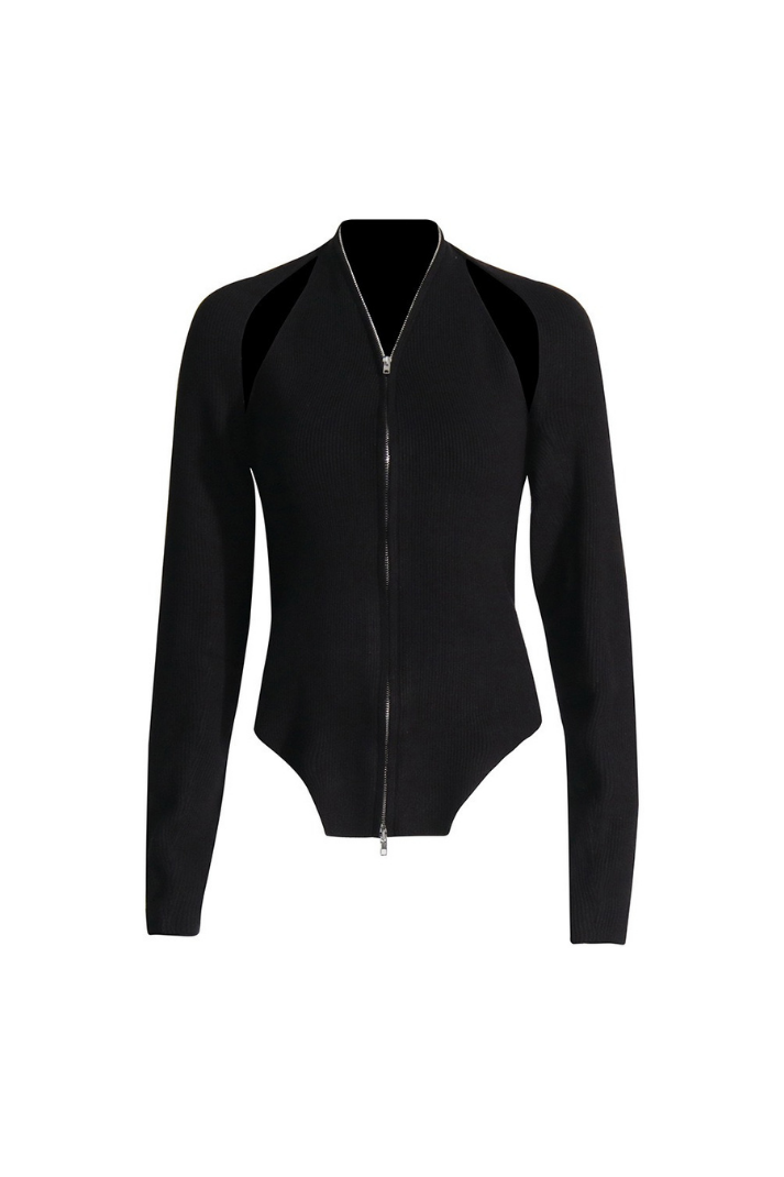 Lora Örme Halter Yaka Bluz & Hırka Takım