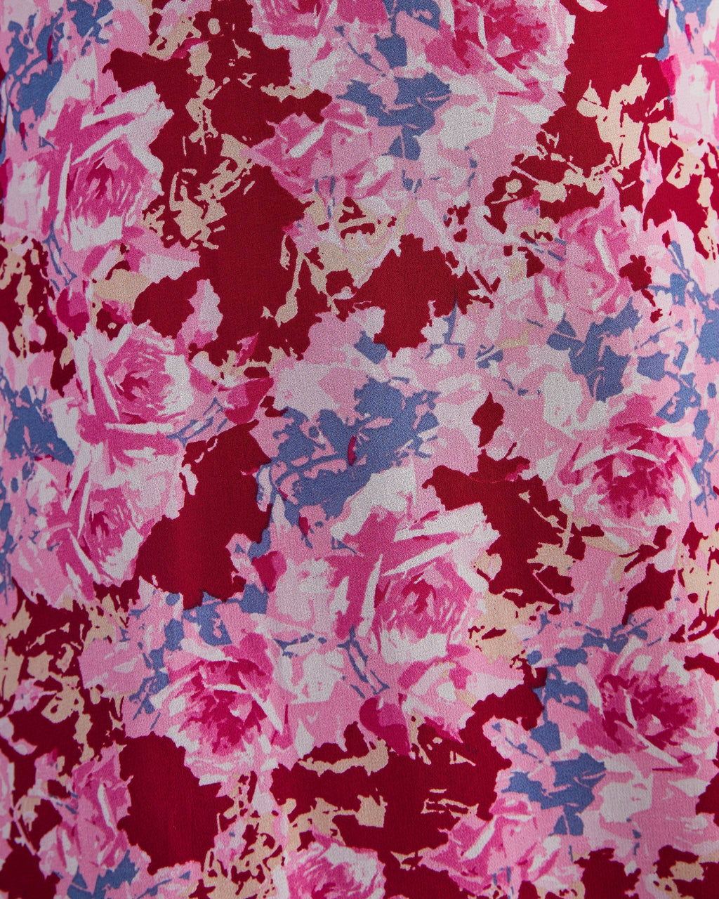 Galata Şifon Çiçekli Midi Elbise