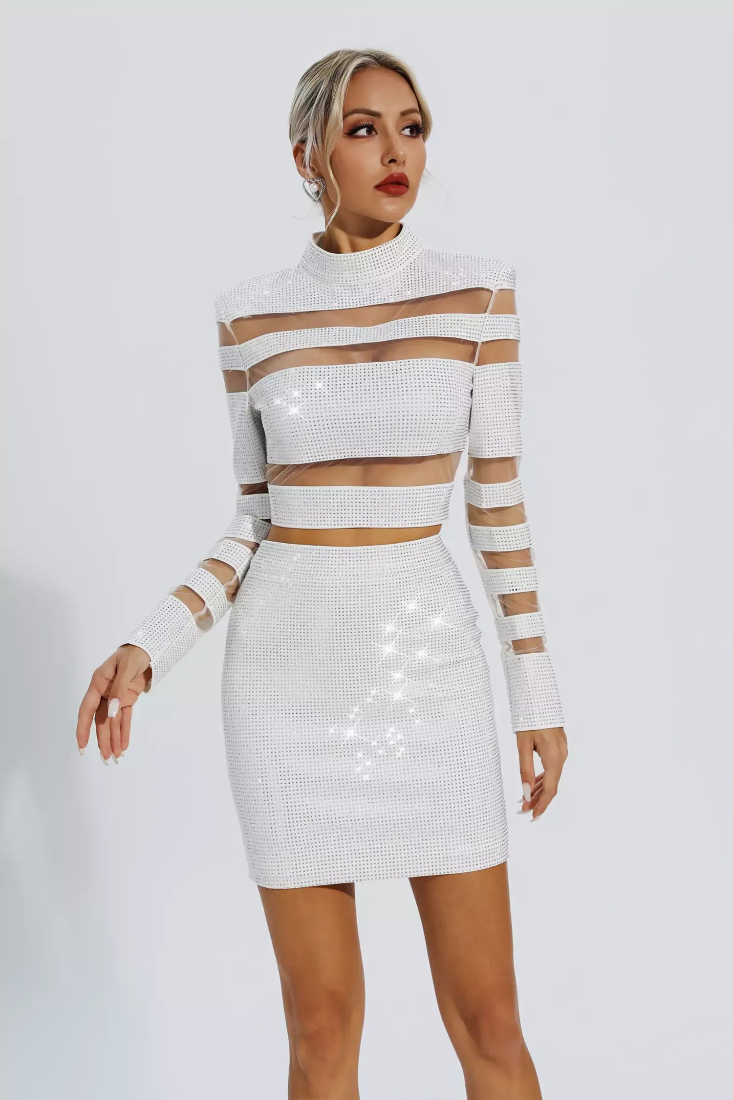 Mckinley Gümüş Pırlanta Kesim Seti