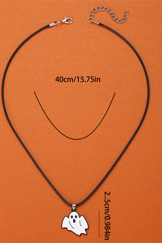 Cadılar Bayramı Emaye Kolye