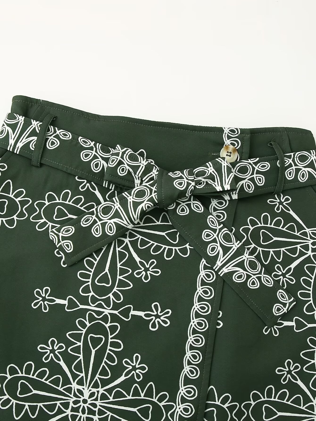 Soyut Baskılı Şişme Ceket Takım