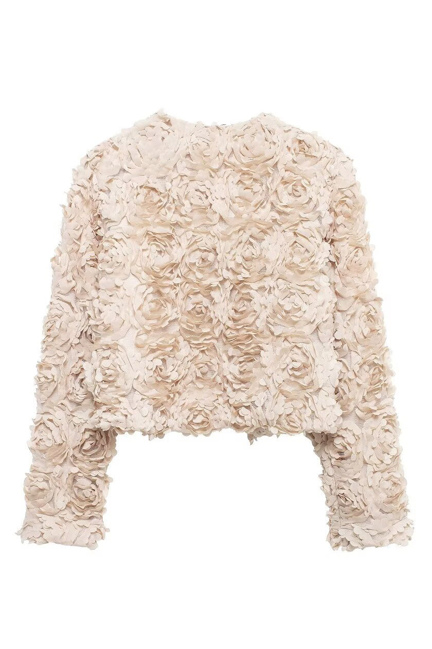 Alice Çiçek Aplikeli Kısa Ceket