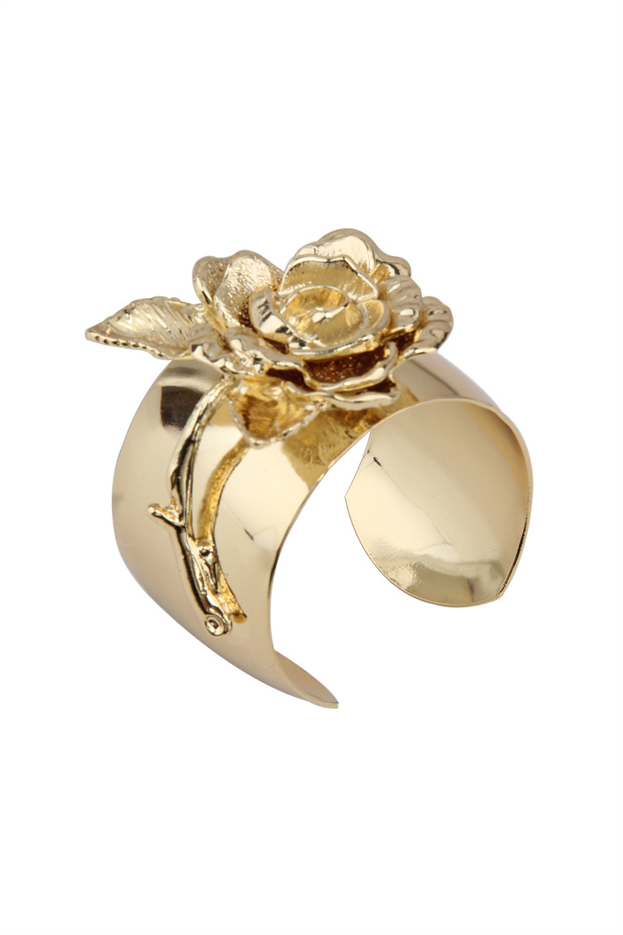 3D Çiçek Manşet Bileklik