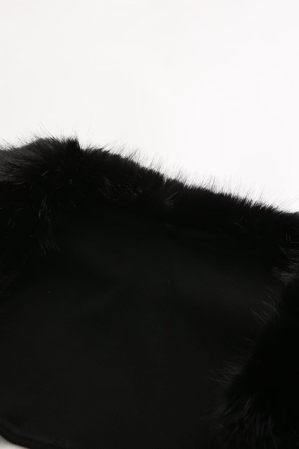 Apphia Crop Kürk Bluz Ve Korse İkili Takım