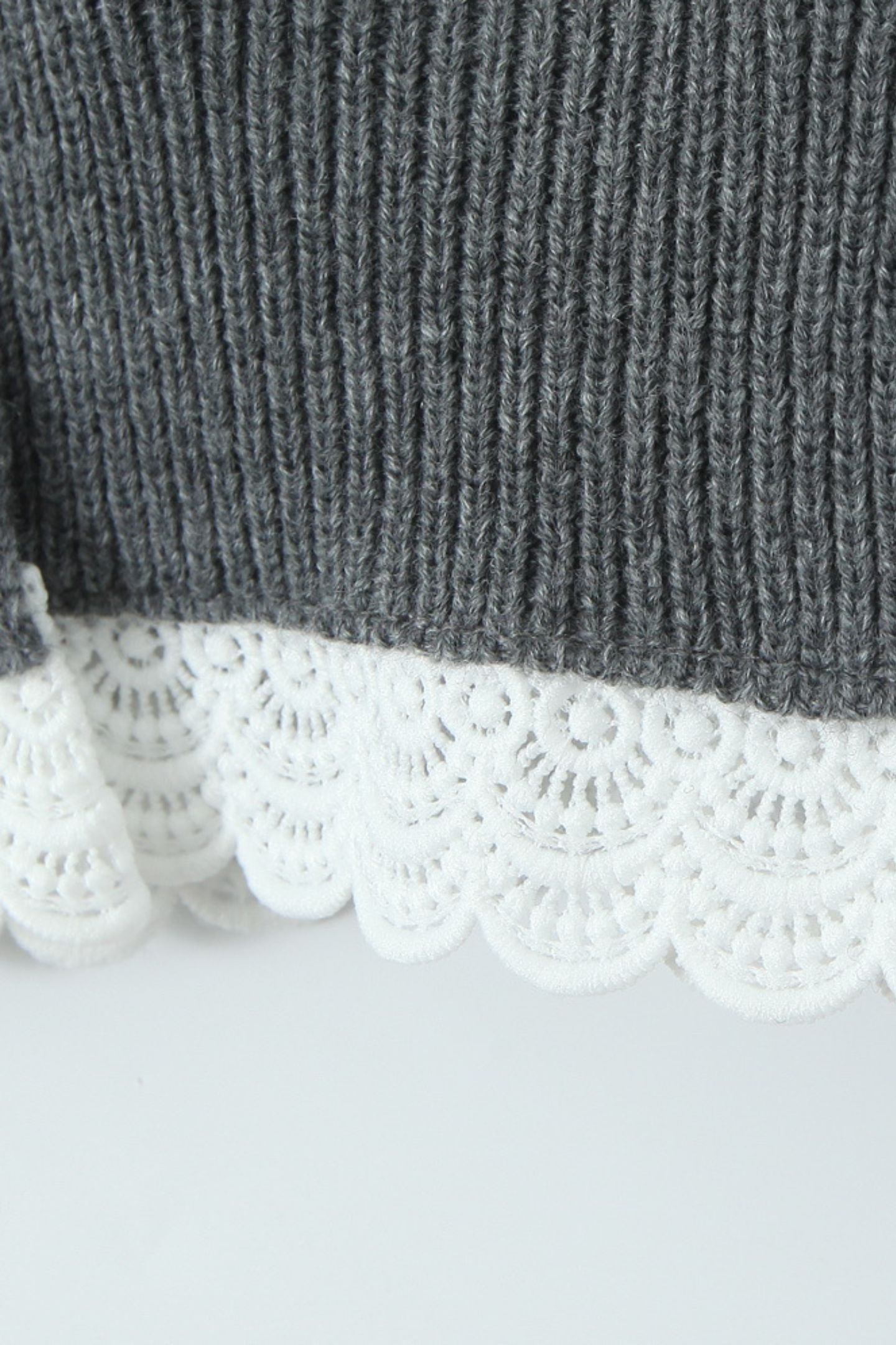 Susie Dantelli Örgü Hırka Ve Pantolon Takım