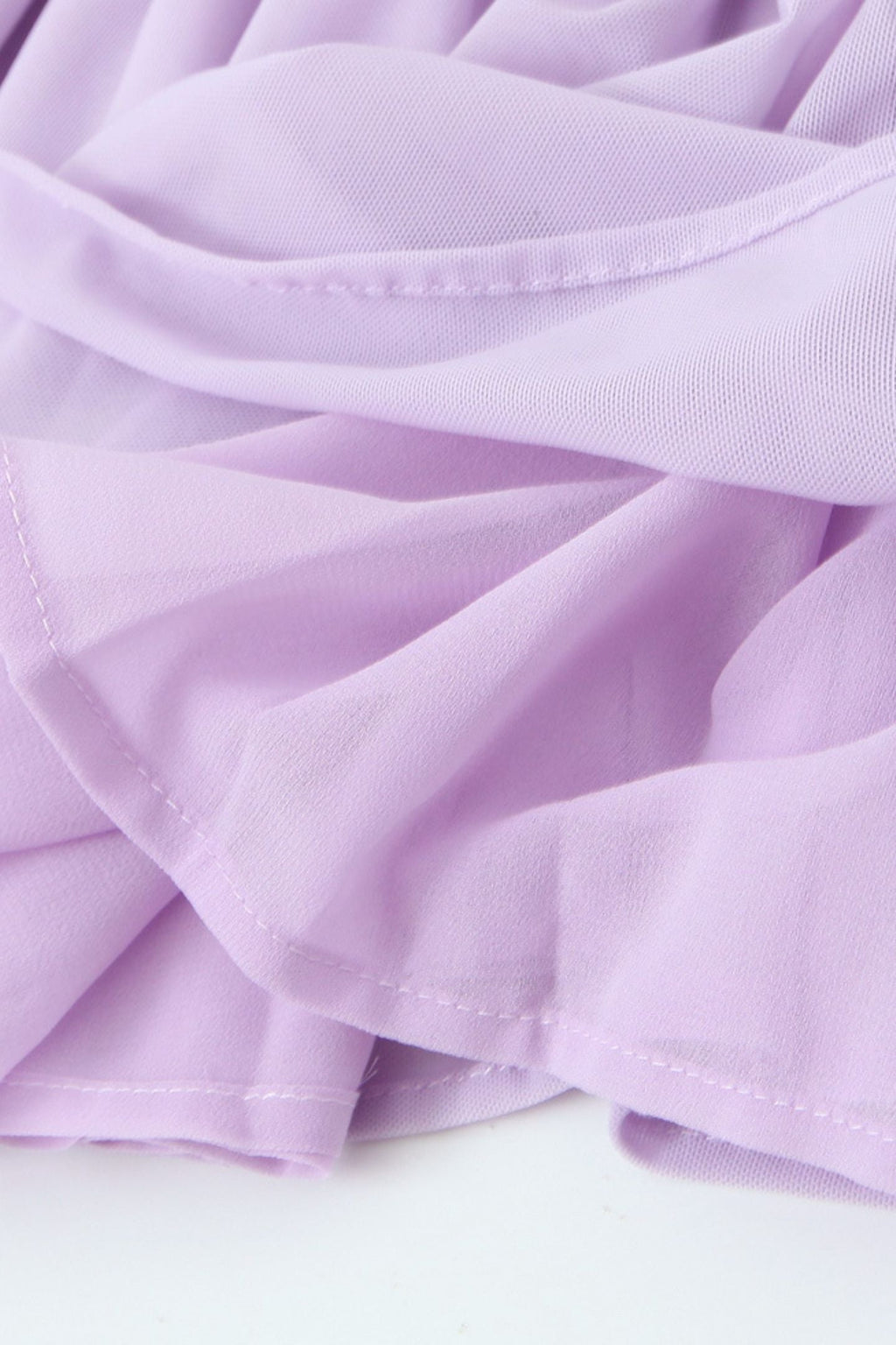 Gail Düşük Omuz Fırfırlı Etek Boyu Mini Elbise