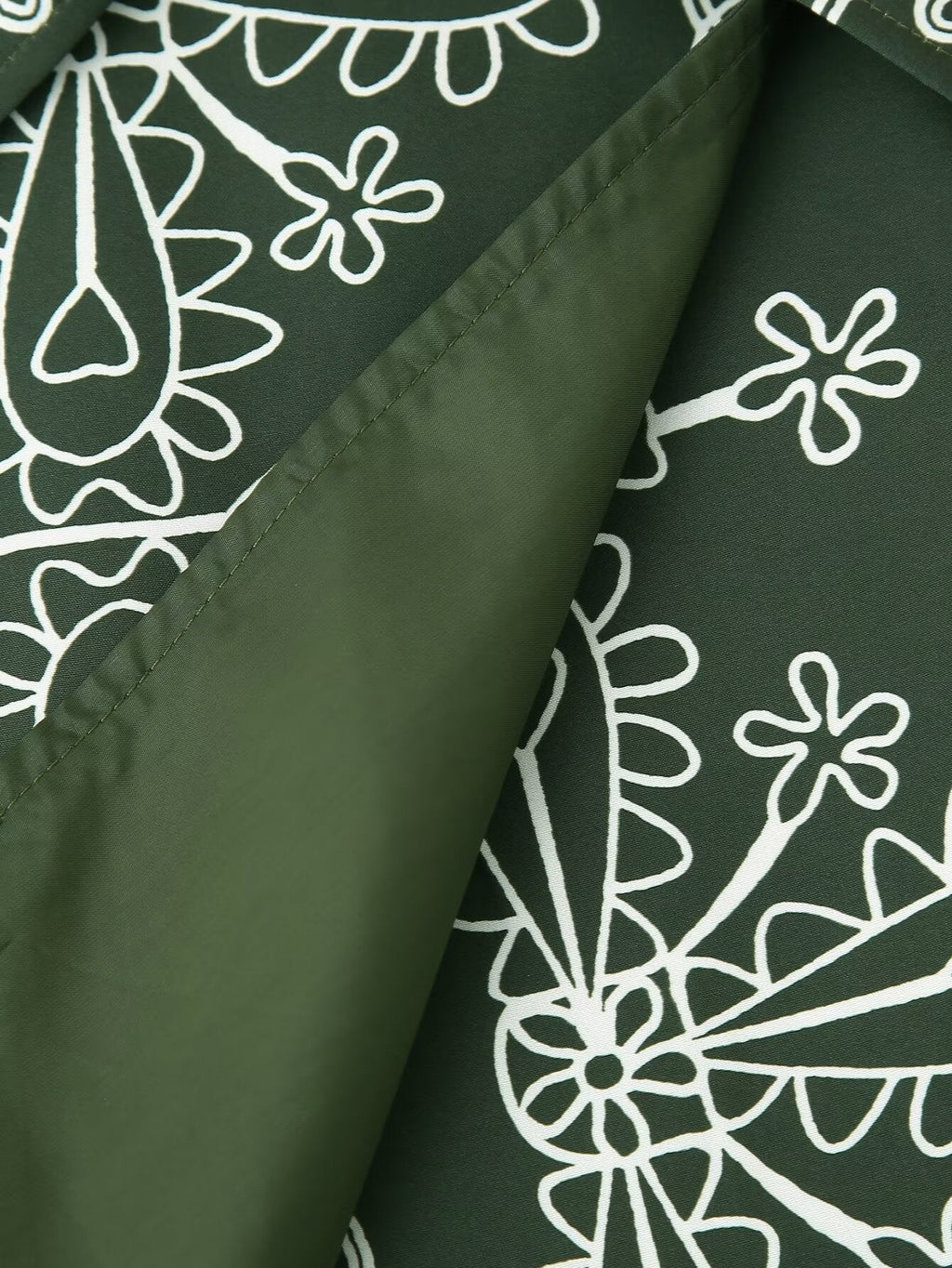 Soyut Baskılı Şişme Ceket Takım