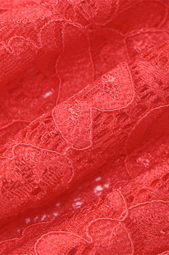 Susanna Uzun Kollu Transparan Dantel Maxi Elbise