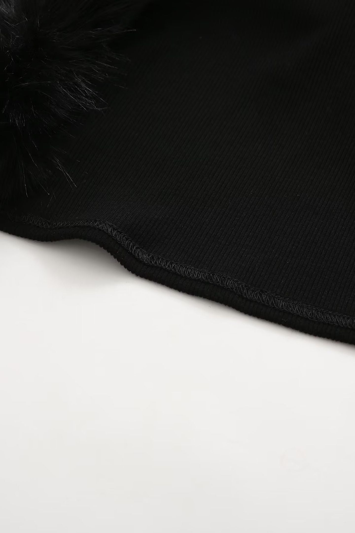 Apphia Crop Kürk Bluz Ve Korse İkili Takım