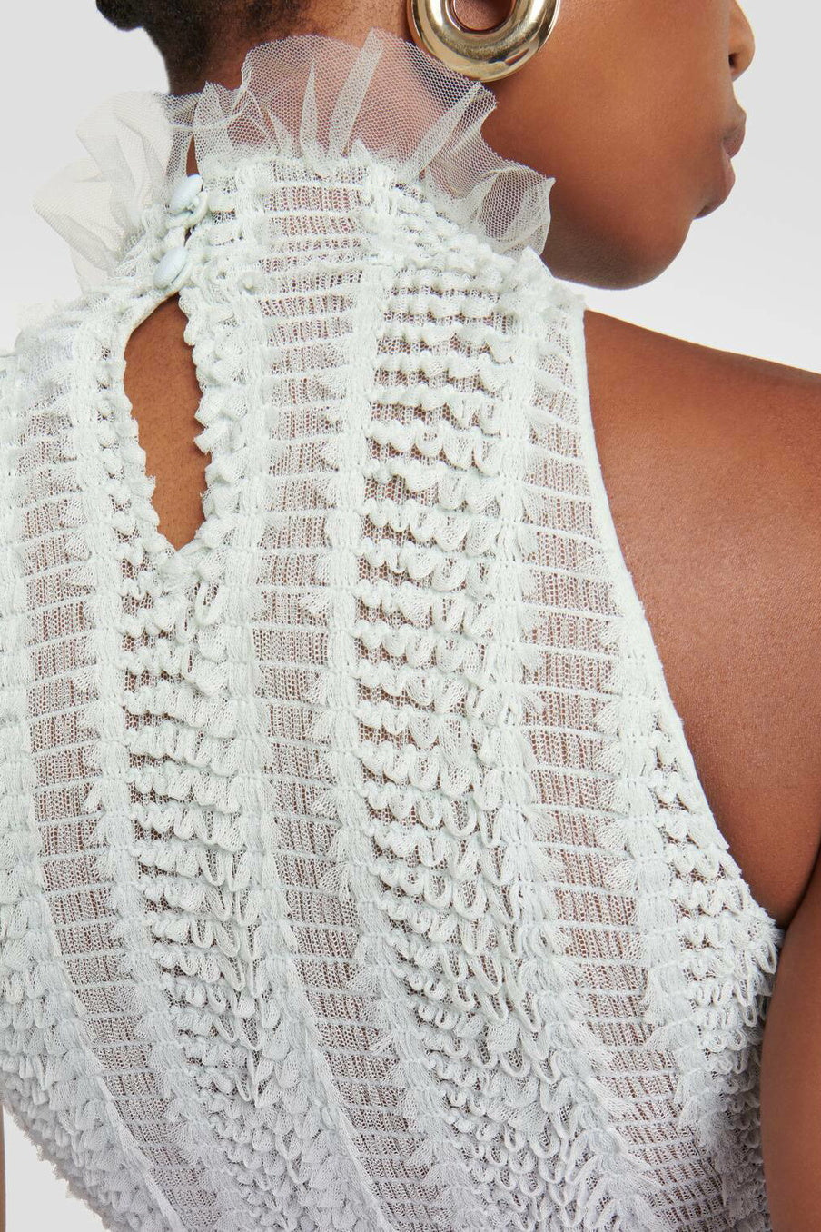 Veronica Degrade Yarı Transparan Midi Elbise