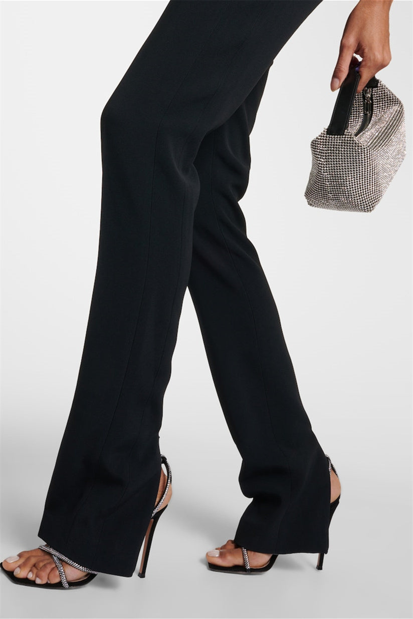 Dana Kristal Taşlı Çiçek Boyundan Bağlamalı Tulum